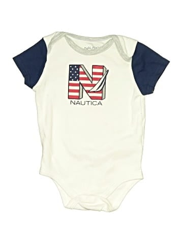 Nautica Short Sleeve Onesie (view 1)