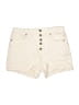 Mudd Solid Ivory Khaki Shorts Size 7 - photo 1
