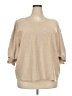 Max Studio Tan 3/4 Sleeve T-Shirt Size 3X - photo 1