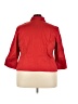 Talbots Solid Red 3/4 Sleeve Button-Down Shirt Size 22 - photo 2