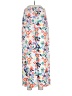 Halogen 100% Polyester Floral White Casual Pants Size 6 - photo 1