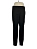 Ecru Solid Black Active Pants Size XL - photo 1