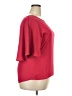 Milano Red Short Sleeve Blouse Size XXL (estimated) - photo 4