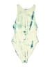 Something Navy Tie-dye Ivory One Piece Swimsuit Size XXS - photo 1
