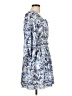 Max Studio 100% Polyester Paisley Blue Casual Dress Size L - photo 4