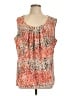 Kasper Orange Sleeveless Blouse Size 1X - photo 1