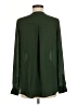 H&M 100% Polyester Green Long Sleeve Blouse Size 8 - photo 2