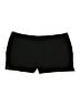 Express 100% Polyester Solid Black Shorts Size 12 - photo 1