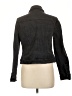 Boston Proper Solid Black Denim Jacket Size L - photo 2
