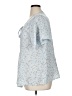BLOOMCHIC 100% Polyester Blue Short Sleeve Blouse Size 14 - 16 - photo 5