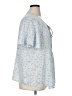 BLOOMCHIC 100% Polyester Blue Short Sleeve Blouse Size 14 - 16 - photo 4