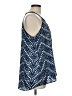 Olive and Oak 100% Polyester Blue Sleeveless Blouse Size L - photo 4