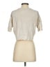Double Zero 100% Cotton Ivory Short Sleeve Turtleneck Size S - photo 2