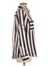 Express Stripes Ivory Long Sleeve Blouse Size L - photo 4