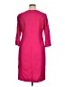 Nina Leonard Solid Pink Casual Dress Size XL - photo 2