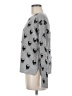 360 Cashmere Print Gray Wool Pullover Sweater Size M - photo 5