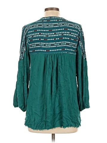 Umgee 3/4 Sleeve Blouse (view 2)