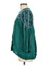 Umgee 100% Rayon Teal 3/4 Sleeve Blouse Size L - photo 5