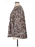 Kim Rogers Animal Print Brown 3/4 Sleeve Blouse Size 1X - photo 5