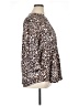 Kim Rogers Animal Print Brown 3/4 Sleeve Blouse Size 1X - photo 4