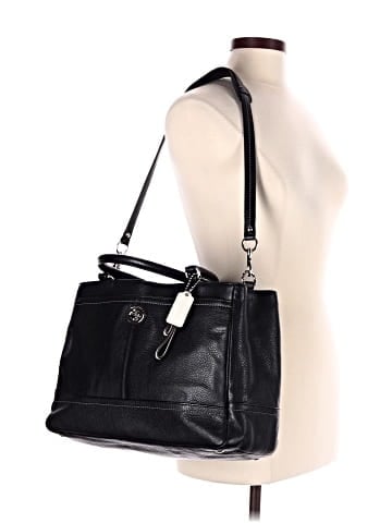 Coach Factory Leather Satchel (view 2)