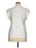 MICHAEL Michael Kors Ivory Short Sleeve Top Size XL - photo 2