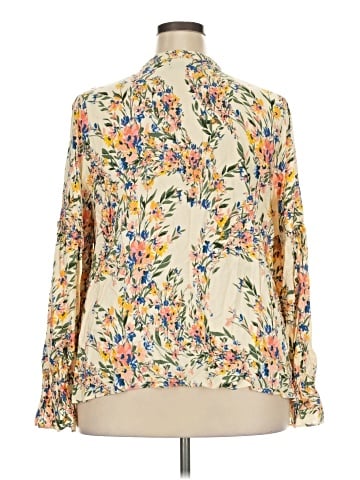 ELOQUII Long Sleeve Blouse (view 2)