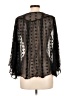 Zoa Black 3/4 Sleeve Blouse Size M - photo 2