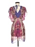 One World 100% Polyester Purple Kimono Size M - photo 2