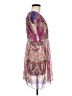 One World 100% Polyester Purple Kimono Size M - photo 4