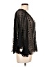 Zoa Black 3/4 Sleeve Blouse Size M - photo 4
