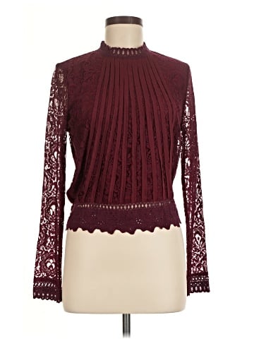 Romeo & Juliet Couture Long Sleeve Blouse (view 1)