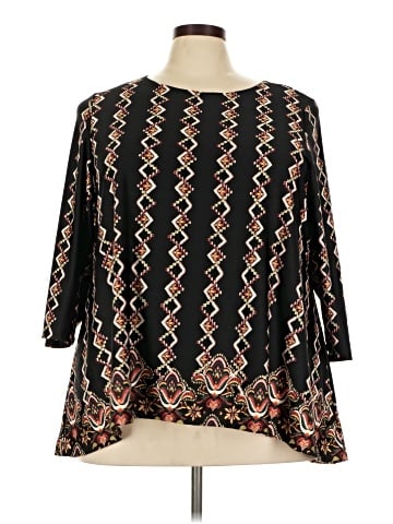 Zac & Rachel 3/4 Sleeve Blouse (view 1)