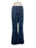 Cache Paisley Blue Casual Pants Size 6 - photo 1