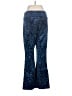 Cache Paisley Blue Casual Pants Size 6 - photo 2