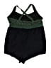BLOOMCHIC Animal Print Green One Piece Swimsuit Size 22 - 24 - photo 2