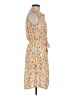 Millenium Floral Yellow Casual Dress Size M - photo 4