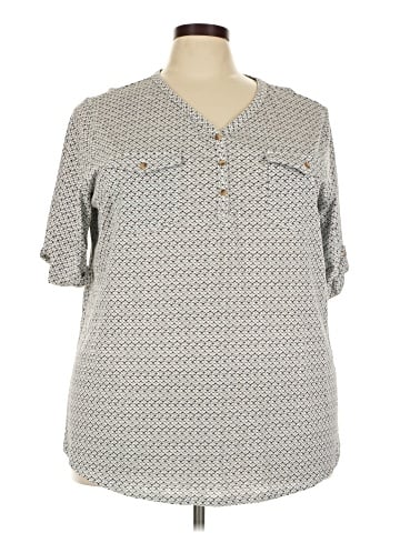 Croft & Barrow Short Sleeve Blouse (view 1)