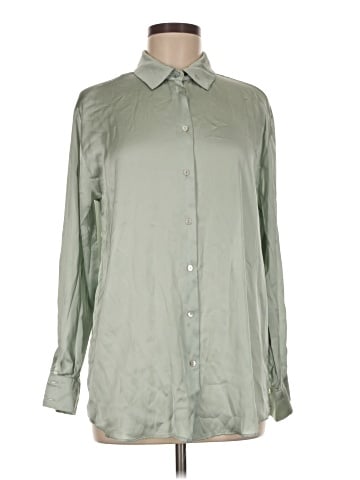 Zara Long Sleeve Button-Down Shirt (view 1)