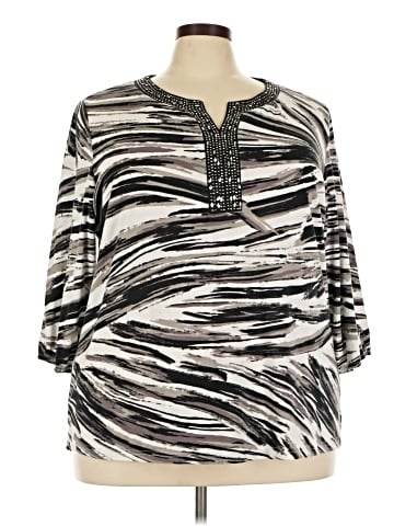 Croft & Barrow 3/4 Sleeve Blouse (view 1)