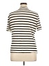 Massimo Dutti Stripes Ivory Short Sleeve Turtleneck Size XL - photo 2