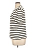 Massimo Dutti Stripes Ivory Short Sleeve Turtleneck Size XL - photo 5