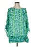 Bob Mackie 100% Polyester Green 3/4 Sleeve Blouse Size M - photo 1