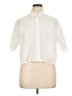 Free Assembly Ivory Short Sleeve Blouse Size XL - photo 1