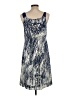 Coldwater Creek Paisley Blue Cocktail Dress Size 12 - photo 2