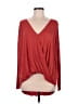 Double Zero Red Long Sleeve Blouse Size M - photo 1