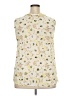 Talbots 100% Viscose Floral Ivory Sleeveless Blouse Size 3X - photo 2