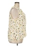 Talbots 100% Viscose Floral Ivory Sleeveless Blouse Size 3X - photo 4