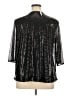 NY Collection Black 3/4 Sleeve Top Size 1X - photo 2