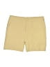 Primary Solid Yellow Khaki Shorts Size 14 - photo 1